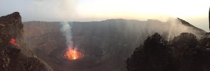 View from the crater