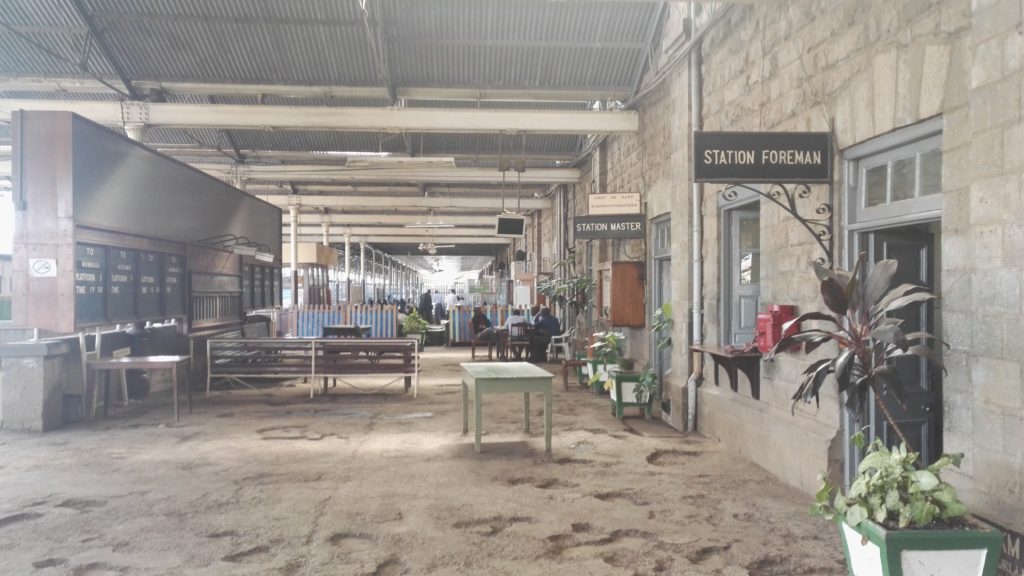 Nairobi Railway Station platform